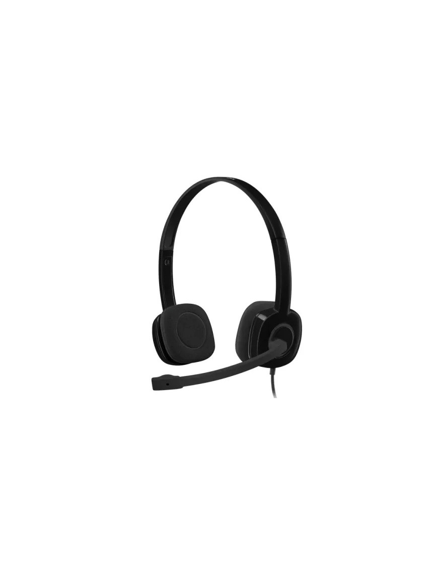 Casti cu fir LOGITECH H151 981-000589, Jack 3.5 mm, Black
