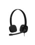 Casti cu fir LOGITECH H151 981-000589, Jack 3.5 mm, Black