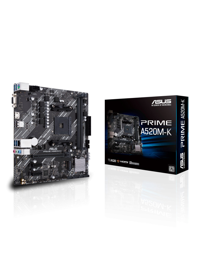ASUS PRIME A520M-K AMD A520 Mufă AM4 micro-ATX