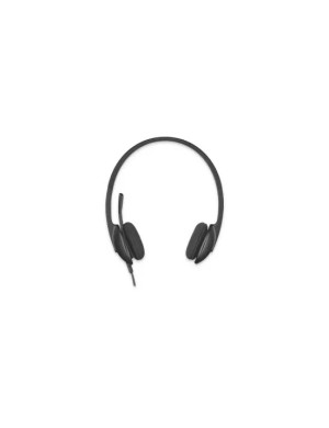Casti cu microfon LOGITECH H340 981-000475, Black