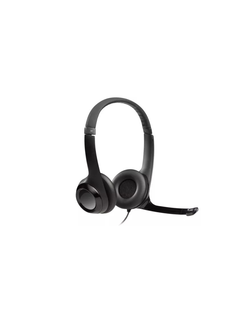 Casti cu fir LOGITECH H390 981-000406, USB, Black