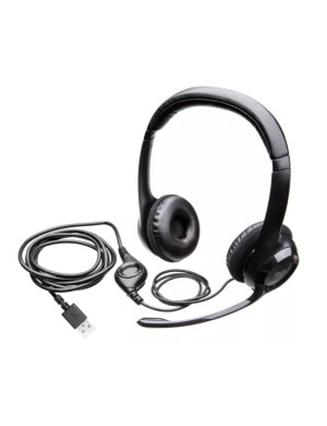 Casti cu fir LOGITECH H390 981-000406, USB, Black