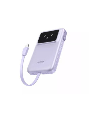 PowerBank UGREEN PB511, 10000mAh, 30W, 1 x USB-A, 1 x USB-C, Purple