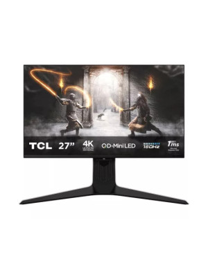 Monitor Gaming LED TCL 27R83U, 27" UHD, 1ms, 160 Hz, White/Black