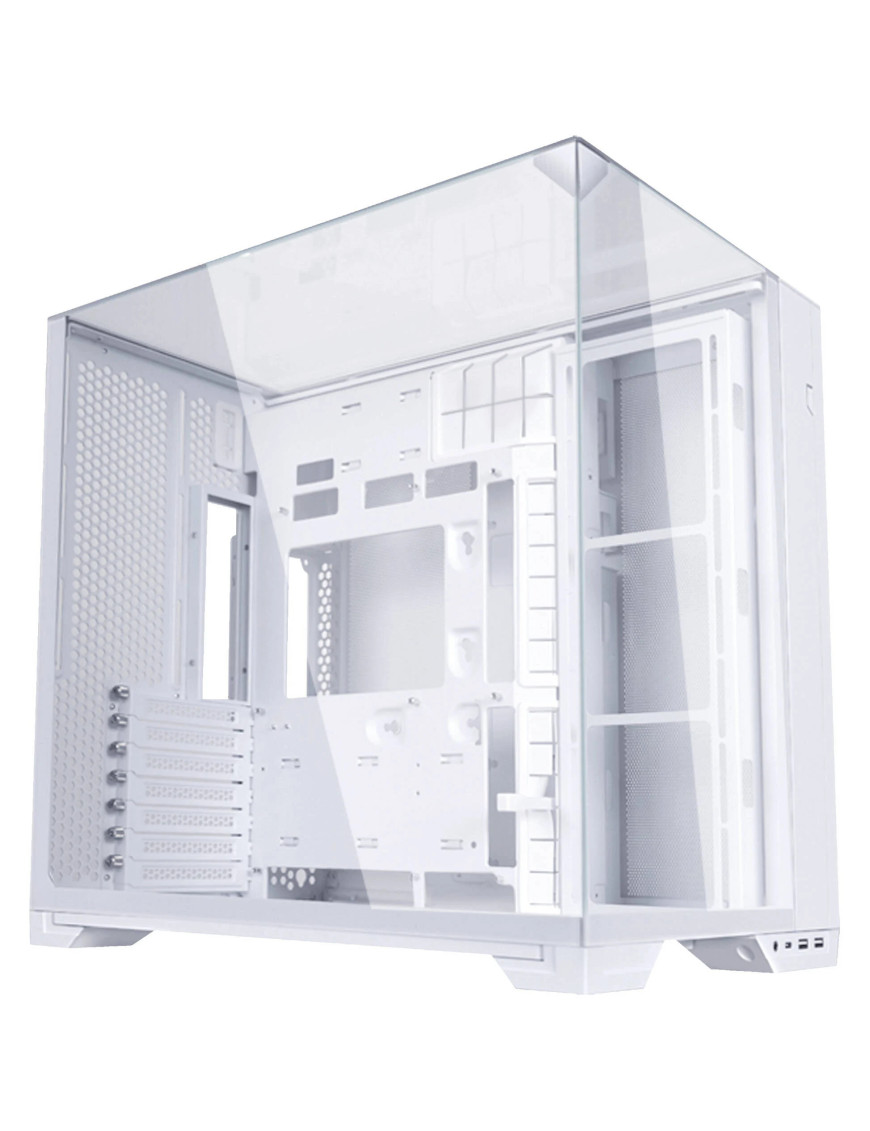 Carcasă Lian Li O11 Vision Compact, Mid-Tower, Back-Connect ATX/E-ATX/ATX/Micro-ATX/Mini-ITX, Tempered Glass, White