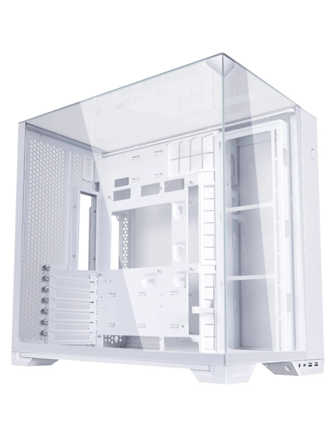 Carcasă Lian Li O11 Vision Compact, Mid-Tower, Back-Connect ATX/E-ATX/ATX/Micro-ATX/Mini-ITX, Tempered Glass, White