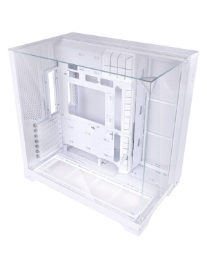 Carcasă Lian Li O11 Vision Compact, Mid-Tower, Back-Connect ATX/E-ATX/ATX/Micro-ATX/Mini-ITX, Tempered Glass, White