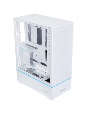 Carcasă Lian Li SUP01, Mid-Tower Stand-Up, ATX/Micro-ATX/Mini-ITX, Tempered Glass, PCIe 4.0 Riser, White