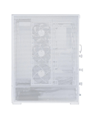 Carcasă Lian Li SUP01, Mid-Tower Stand-Up, ATX/Micro-ATX/Mini-ITX, Tempered Glass, PCIe 4.0 Riser, White