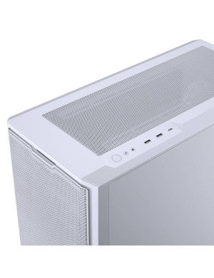 Carcasă Phanteks Eclipse G400A, Mid-Tower, E-ATX/ATX/Micro-ATX/Mini-ITX, Mesh Airflow, Tempered Glass, D-RGB Fans, White