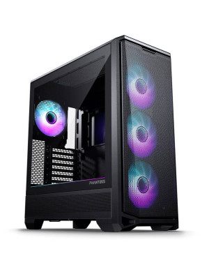Carcasă Phanteks Eclipse G400A, Mid-Tower, E-ATX/ATX/Micro-ATX/Mini-ITX, Mesh Airflow, Tempered Glass, DRGB Fans, Black