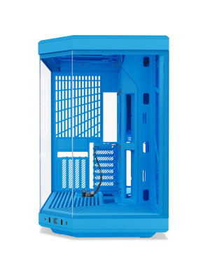 Carcasa HYTE Y70, Mid-Tower, ATX/Micro-ATX/Mini-ITX, Tempered Glass, Panoramic View Design, Blueberry Milk