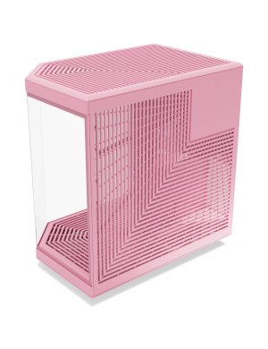 Carcasa HYTE Y70, Mid-Tower, ATX/Micro-ATX/Mini-ITX, Tempered Glass, Panoramic View Design, Strawberry Milk
