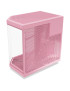 Carcasa HYTE Y70, Mid-Tower, ATX/Micro-ATX/Mini-ITX, Tempered Glass, Panoramic View Design, Strawberry Milk