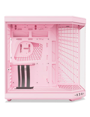 Carcasa HYTE Y70, Mid-Tower, ATX/Micro-ATX/Mini-ITX, Tempered Glass, Panoramic View Design, Strawberry Milk