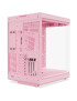 Carcasa HYTE Y70, Mid-Tower, ATX/Micro-ATX/Mini-ITX, Tempered Glass, Panoramic View Design, Strawberry Milk