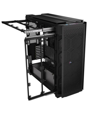 Carcasa CORSAIR iCUE LINK 9000D RGB AIRFLOW, Super Full-Tower, SSI-EEB/E-ATX/ATX/mATX/ITX, Black