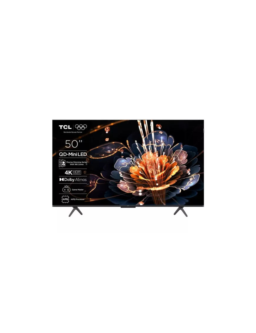 Televizor Mini LED SMART TCL 50C61KS, 4K Ultra HD, 127cm, Negru
