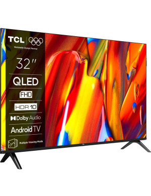 Televizor Smart QLED TCL, 32V5C, 80 cm, Full HD, Android TV, Dolby Audio