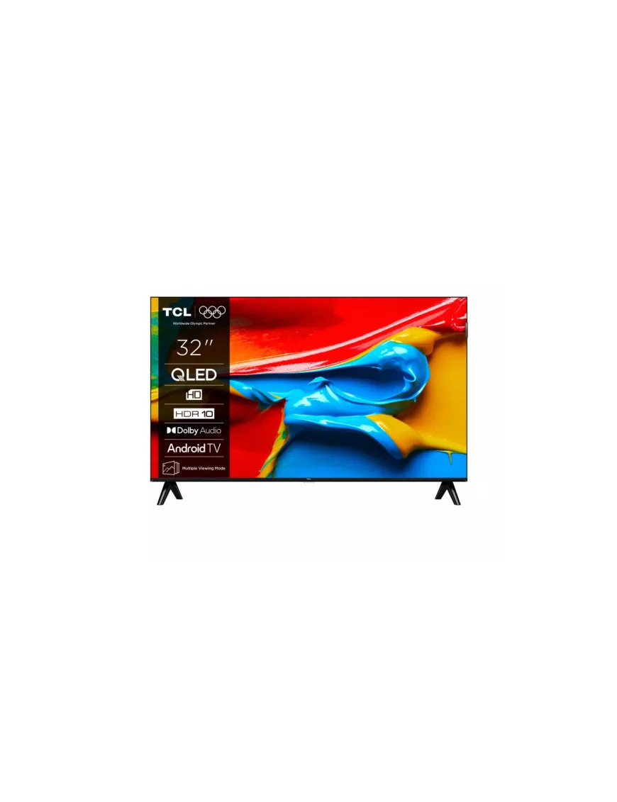 Televizor QLED Smart TCL 32V4C, HD, 80 cm, Negru