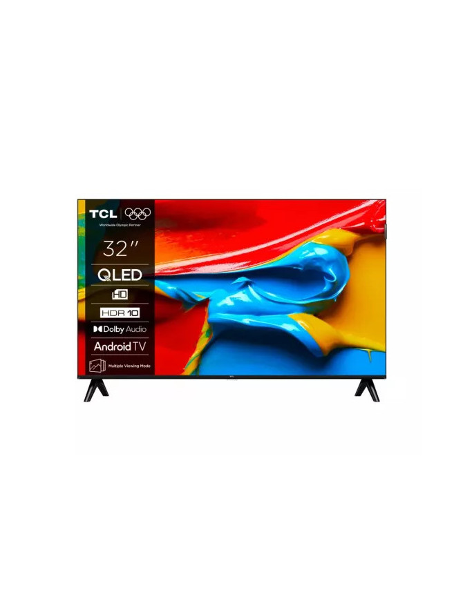 Televizor QLED Smart TCL 32V4C, HD, 80 cm, Negru