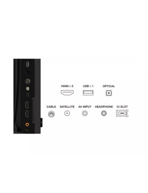 Televizor QLED Smart TCL 32V4C, HD, 80 cm, Negru