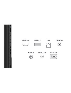 Televizor QLED SMART TCL 85T8C, 4K Ultra HD, 216cm, Negru