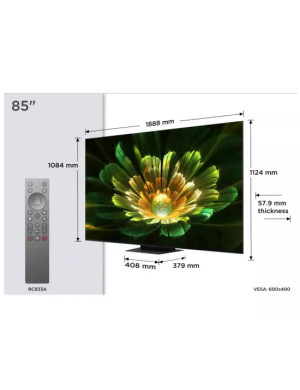 Televizor Mini LED TCL 85Q7C 215 cm (85”) 4K Ultra HD Smart Google TV