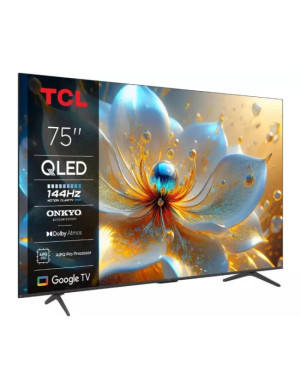 Televizor QLED SMART TCL 75T8C, 4K Ultra HD, 190cm, Negru