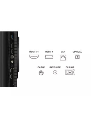 Televizor QLED SMART TCL 75T8C, 4K Ultra HD, 190cm, Negru