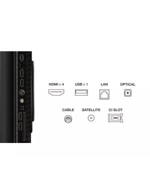 Televizor QLED SMART TCL 65T8C, 4K Ultra HD, 165cm, Negru