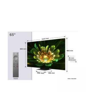 Televizor Mini LED SMART TCL 65Q7C, 4K Ultra HD, 164 cm, Negru