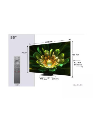 Televizor Mini LED TCL 55Q7C, 4K Ultra HD, 138 cm, Negru