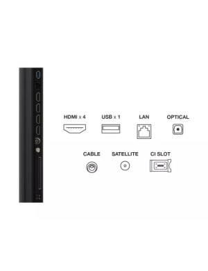 Televizor Mini LED TCL 55Q7C, 4K Ultra HD, 138 cm, Negru