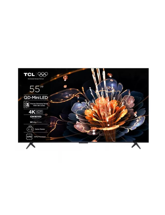 Televizor Mini LED SMART TCL 55C61KS, 4K Ultra HD, 139cm, Negru
