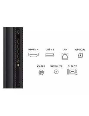Televizor Mini LED SMART TCL 50Q7C, 4K Ultra HD, 127cm, Negru