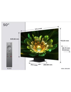 Televizor Mini LED SMART TCL 50Q7C, 4K Ultra HD, 127cm, Negru
