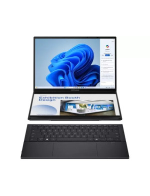 Laptop ASUS Zenbook Duo 14 OLED (2025) UX8406CA-PZ068X, 2 x 14" WQXGA+ Touch, Intel® Core™ Ultra 9 285H, 32GB RAM, SSD 2TB, Inte