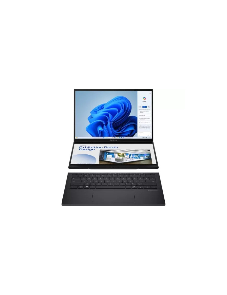 Laptop ASUS Zenbook Duo 14 OLED (2025) UX8406CA-PZ068X, 2 x 14" WQXGA+ Touch, Intel® Core™ Ultra 9 285H, 32GB RAM, SSD 2TB, Inte