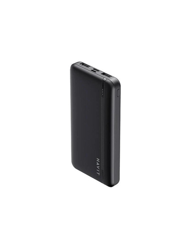 PowerBank HAVIT PB89-BK, 10000 mAh, 20 + 22.5W, 2 x USB, 1 x USB-C, Black