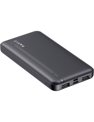 PowerBank HAVIT PB89-BK, 10000 mAh, 20 + 22.5W, 2 x USB, 1 x USB-C, Black