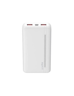 PowerBank HAVIT PB92-WH, 20000 mAh, 20 + 22.5W, 2 x USB, 1 x USB-C, White