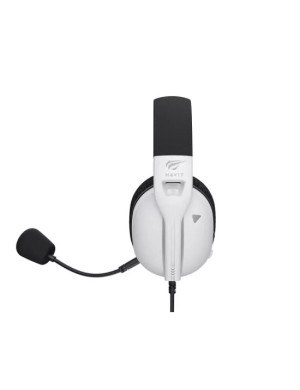 Căști gaming HAVIT FUXI-H5D-WH cu microfon și difuzoare de 50mm - White