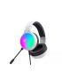 Căști gaming HAVIT H2043U-WH cu microfon, RGB, difuzoare 50mm, White