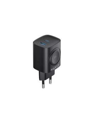 Incarcator retea HAVIT UC132-BK, 22 W, USB-A, USB-C, Black