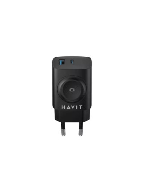 Incarcator retea HAVIT UC132-BK, 22 W, USB-A, USB-C, Black