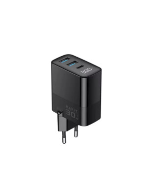 Incarcator retea HAVIT UCLE001-BK, 30 W, 2 x USB-A, USB-C, Black