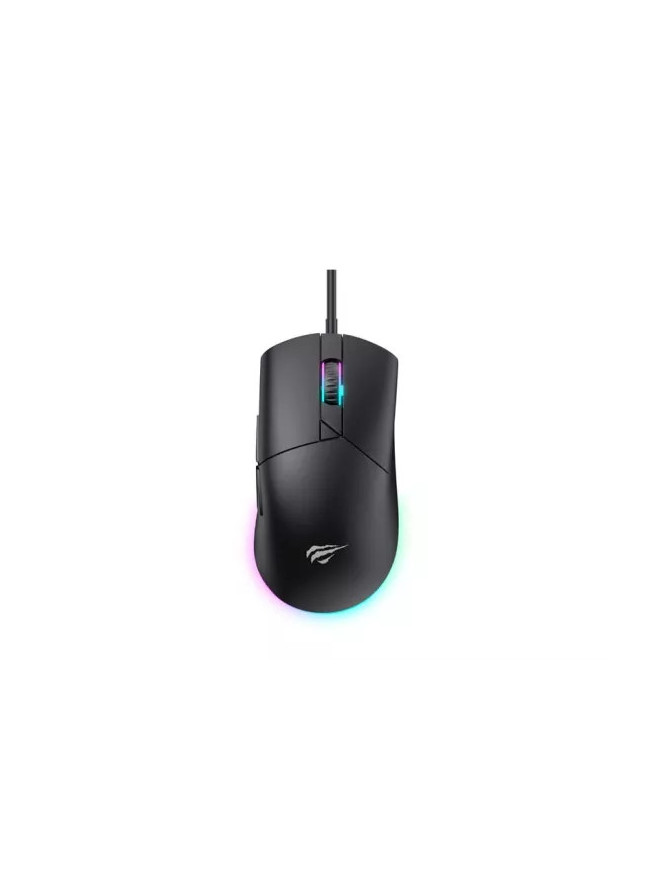 Mouse gaming cu fir HAVIT MS1038, 8000 DPI, RGB, 7 butoane programabile