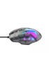 Mouse gaming cu fir HAVIT MS1011SE, 7200 DPI, RGB, Transparent Black