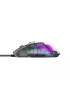 Mouse gaming cu fir HAVIT MS1011SE, 7200 DPI, RGB, Transparent Black